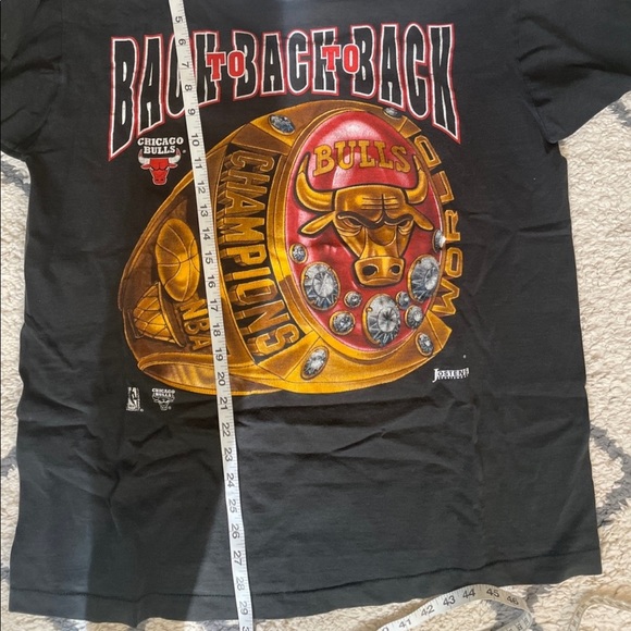 Vintage Chicago Bulls Championship Tee Shirt XL - Picture 8 of 8